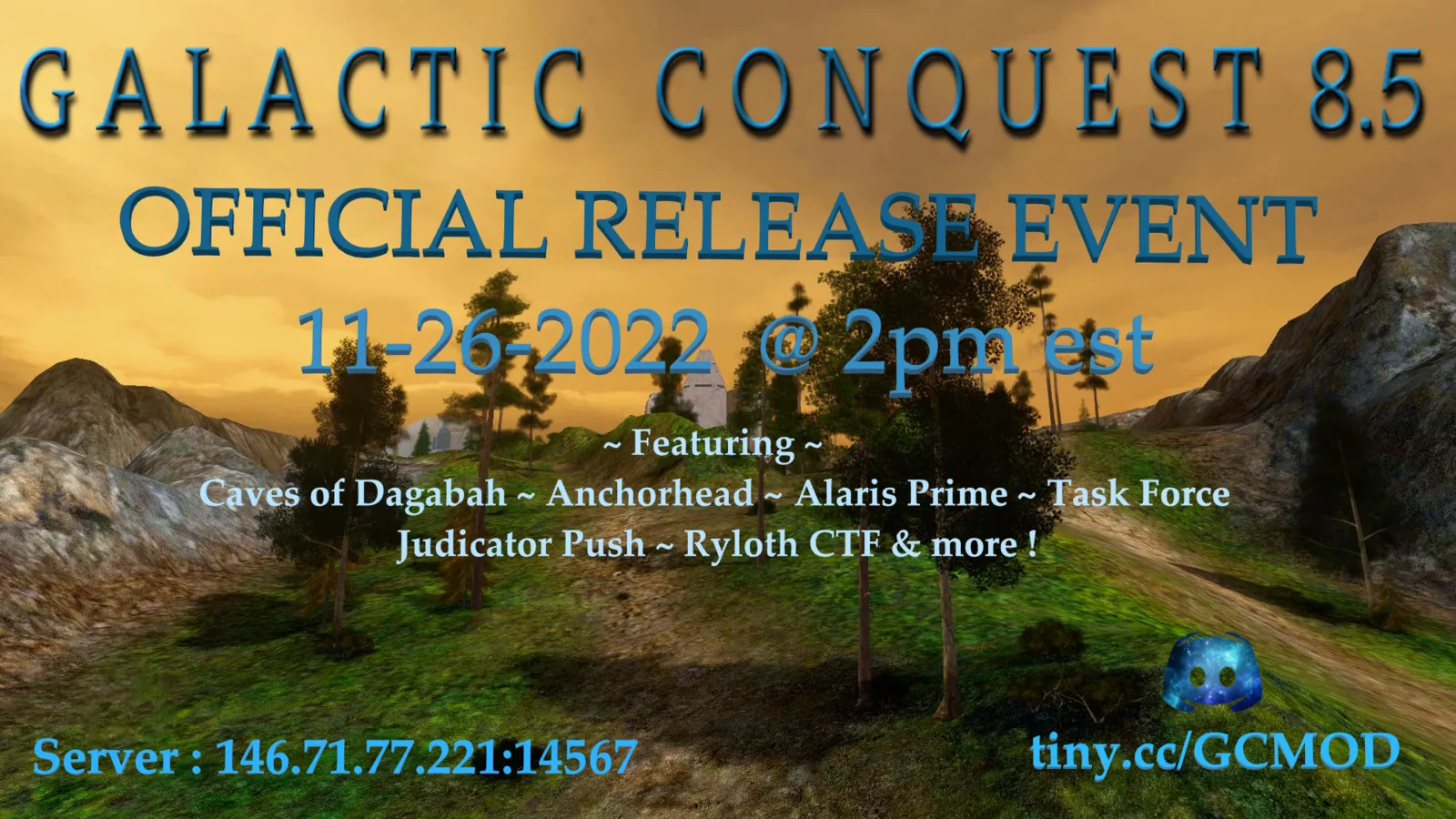 Galactic Conquest 8.5 Release Event