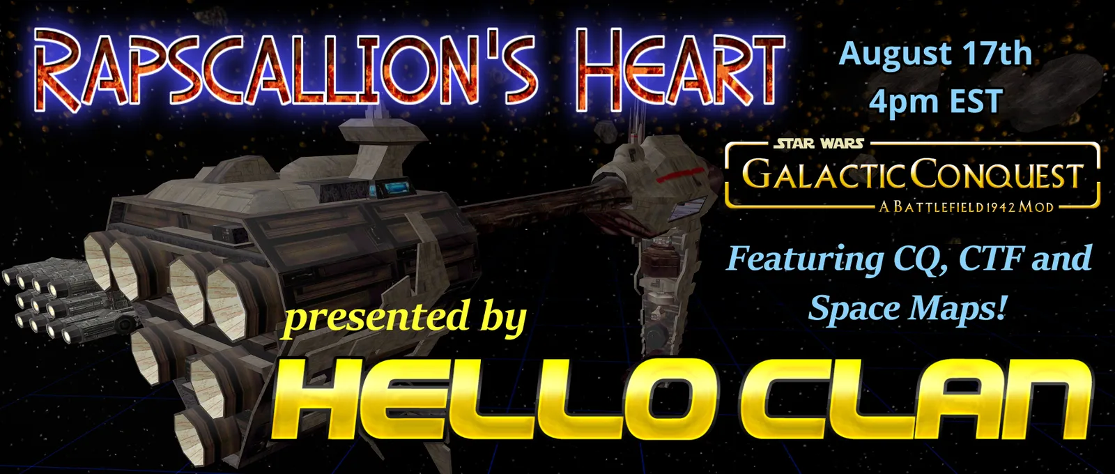 Rapscallion's Heart Galactic Conquest Event