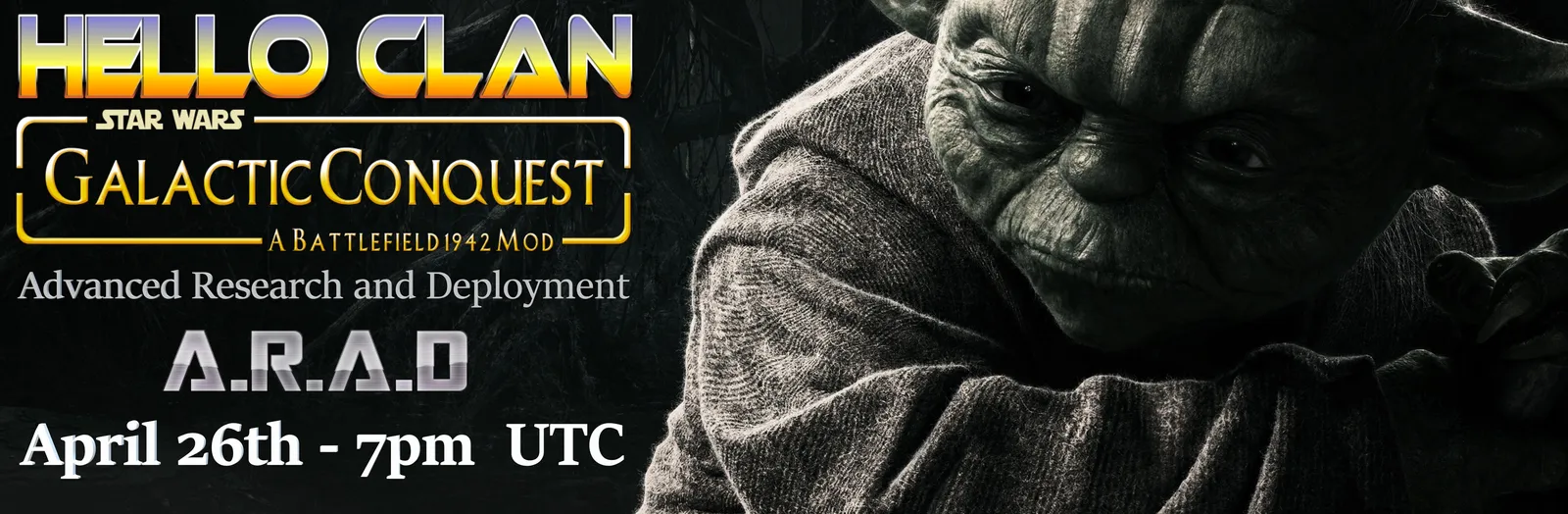 Advanced Research And Deployment Galactic Conquest Event