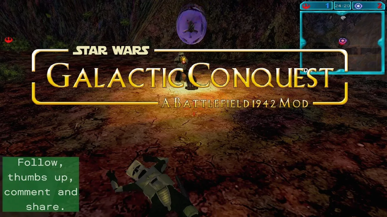 GC Mini Cave: Epic Power Struggle in the Caverns of Dagobah ⧸ Battlefield 1942