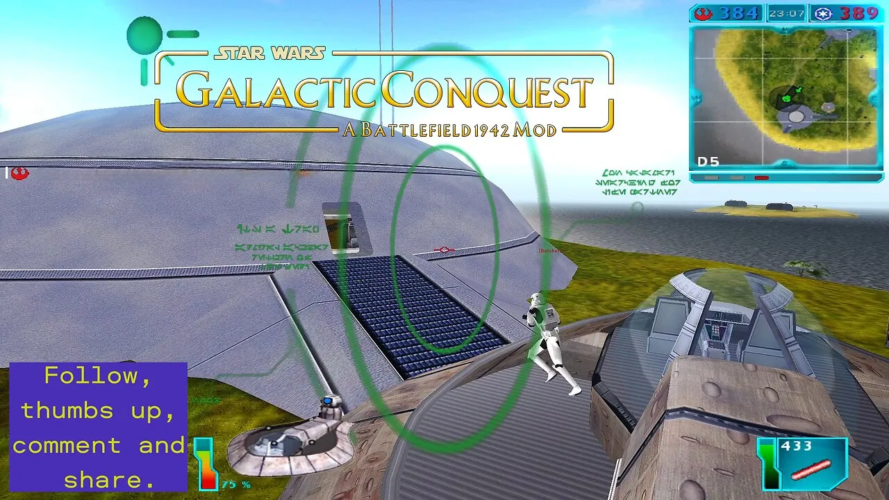 Battlefield 1942⧸Galactic conquest: GC MINI COVE!!!