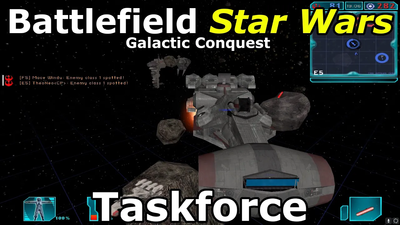 Battlefield Galactic Conquest Taskforce Multiplayer Gameplay