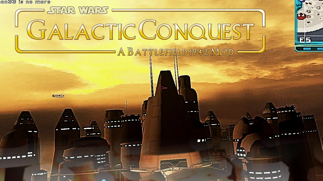 Conquer the Skies of Bespin in Galactic Conquest Mod for Battlefield 1942!